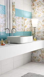 Background tile, Color multicolor, Ceramics, 20x50 cm, Finish glossy